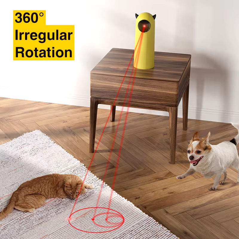 Brinquedo Interativo para Gatos com Laser LED Automático