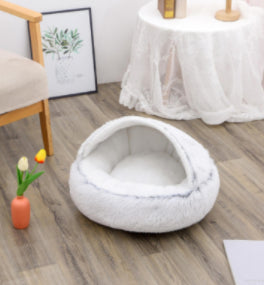 Cama Térmica 2 em 1 para Gatos - Aconchego e Conforto no Inverno