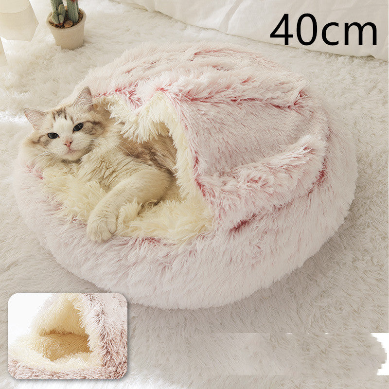 Cama Térmica 2 em 1 para Gatos - Aconchego e Conforto no Inverno