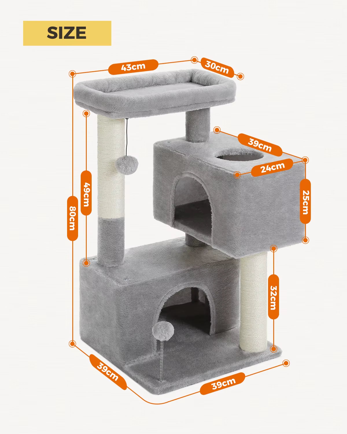 Torre de Diversão para Gatos: Brinquedo Interativo e Estimulante