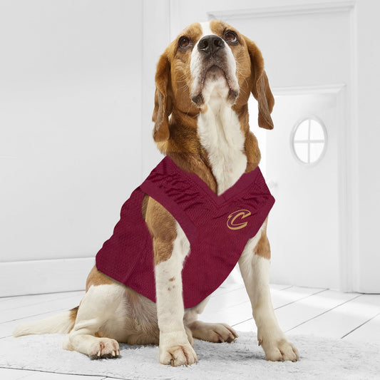 Jersey de Malha para Cachorros e Gatos - Estilo Basquete Cleveland Cavaliers