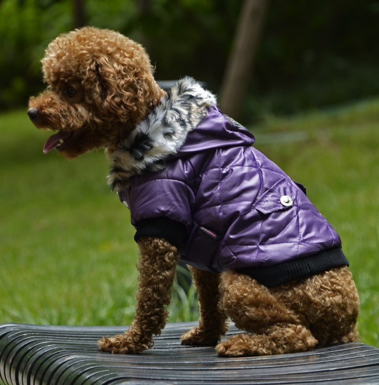 Casaco de Pelo para Cães - Outono e Inverno