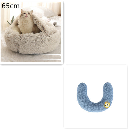 Cama Térmica 2 em 1 para Gatos - Aconchego e Conforto no Inverno