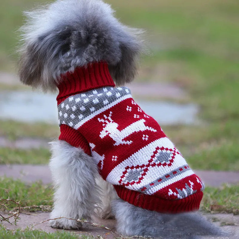 Suéteres de Inverno para Pets - Roupas Tricotadas para Cães e Gatos