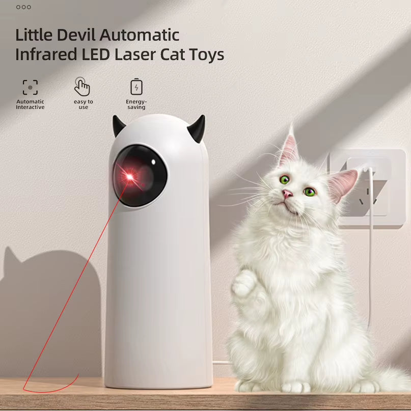 Brinquedo Interativo para Gatos com Laser LED Automático