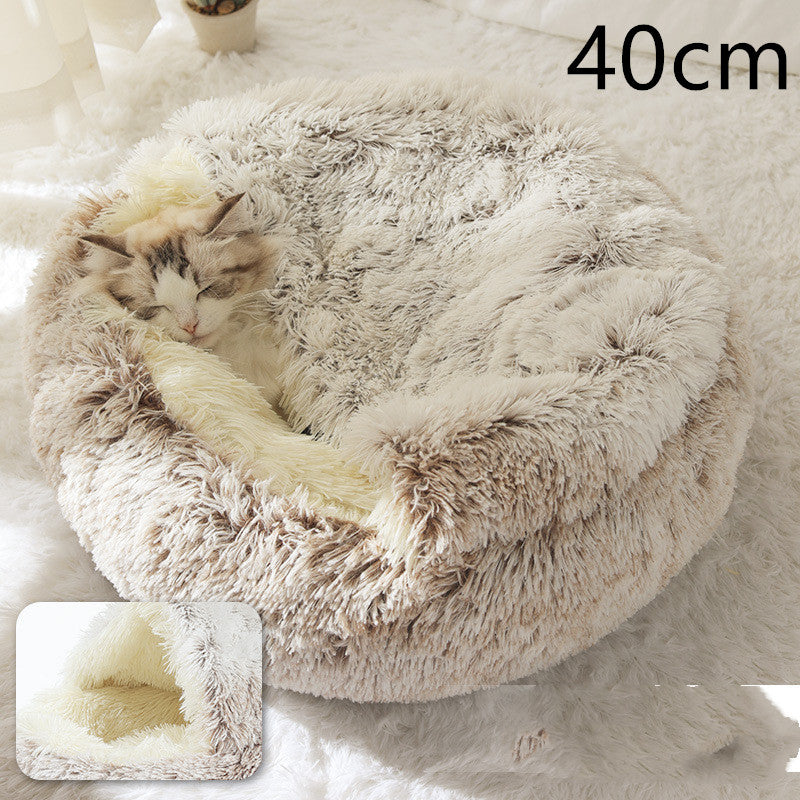 Cama Térmica 2 em 1 para Gatos - Aconchego e Conforto no Inverno