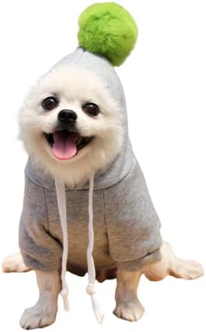 Casaquinho de Inverno para Cães com Capuz e Estampa Divertida