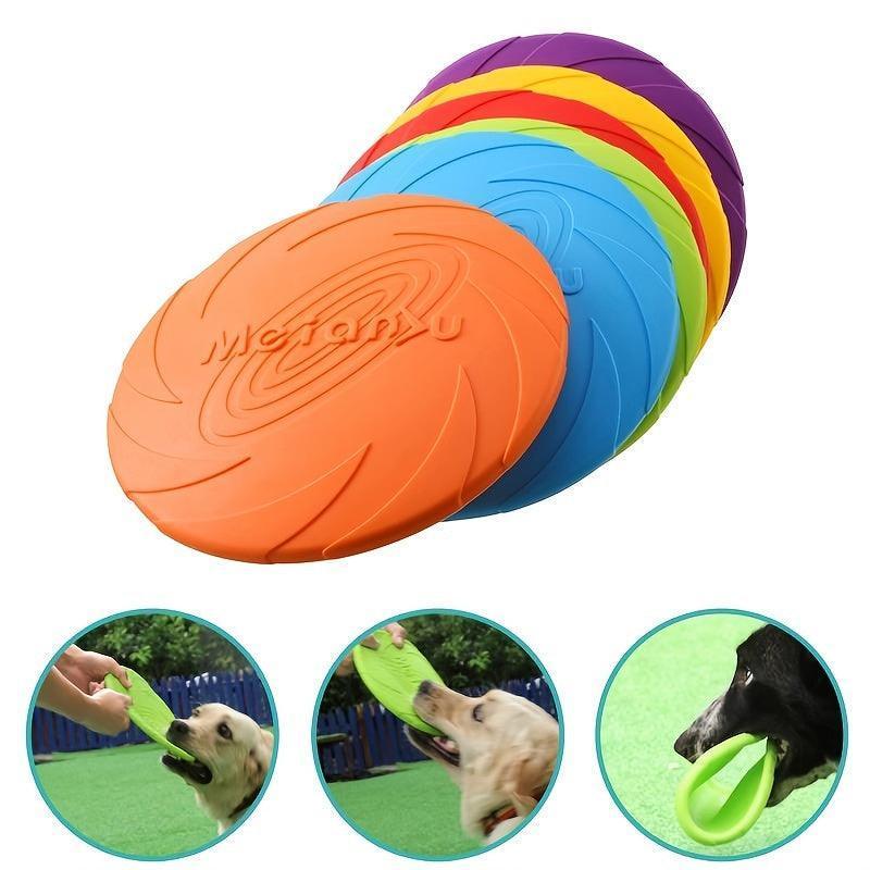 Disco de Silicone para Treinamento Canino - Brinquedo Interativo e Seguro