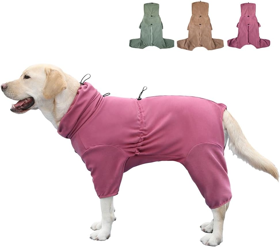 Pijama Elástico para Cães Grandes - Confortável e Prático para Animais Adultos