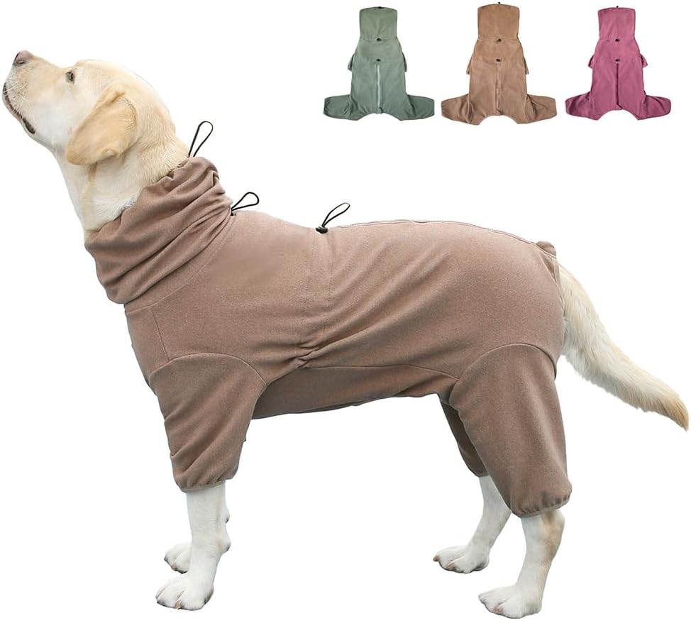 Pijama Elástico para Cães Grandes - Confortável e Prático para Animais Adultos