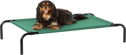 Cama Elevada Refrescante para Cães com Estrutura de Metal