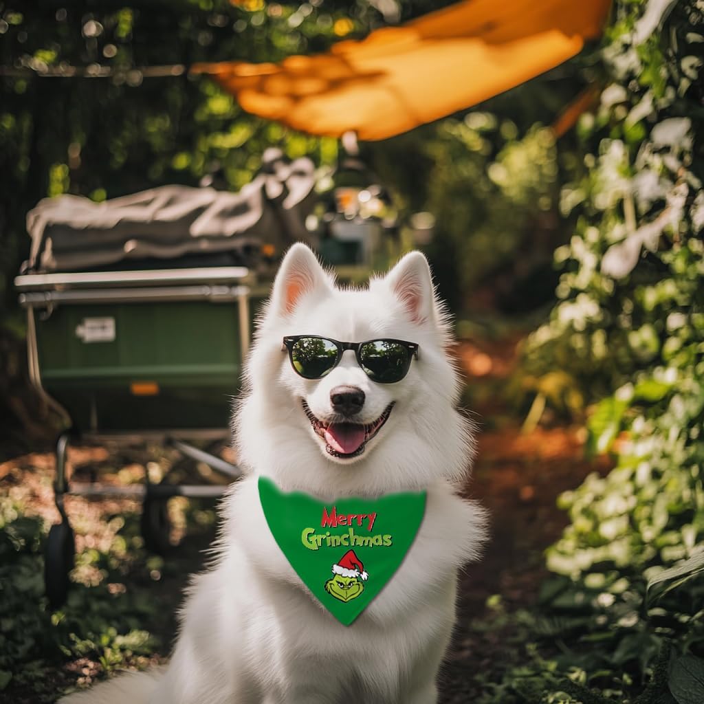 Conjunto de Bandanas de Natal para Cães - Estilo Festivo e Conforto