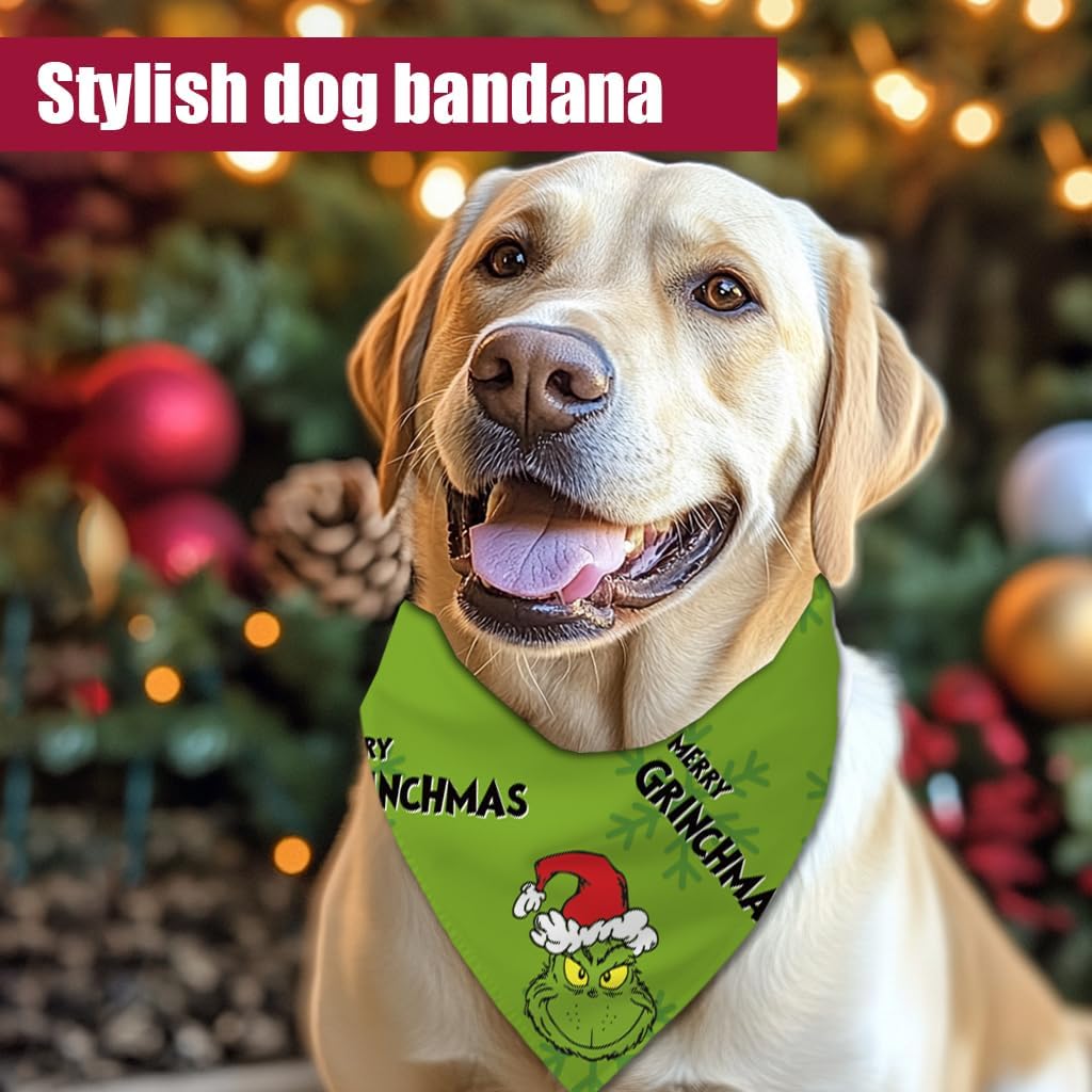 Conjunto de Bandanas de Natal para Cães - Estilo Festivo e Conforto