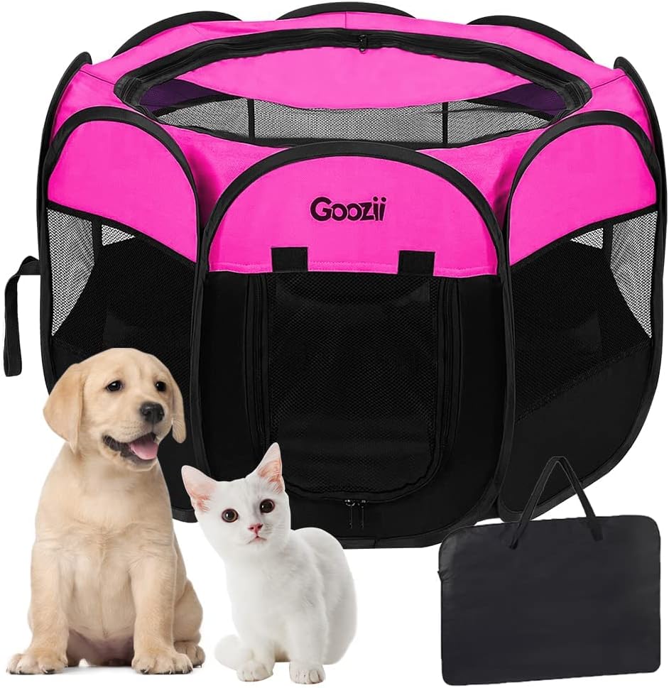 Corralito Portátil para Gatos e Cachorros - Ideal para Casa e Viagens