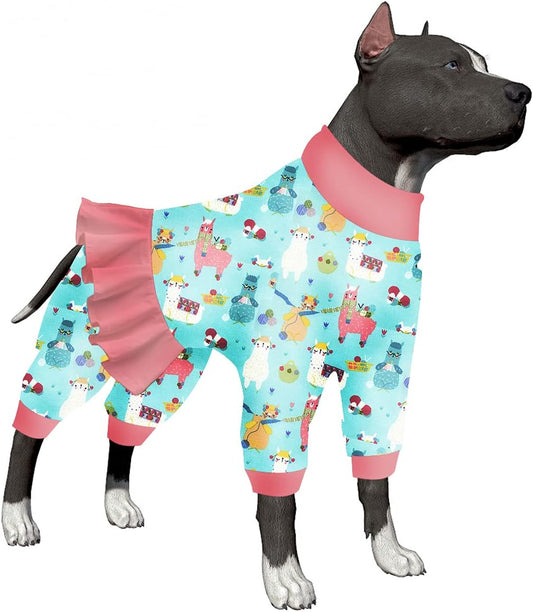 Pijama Feminino para Pets - Proteção UV, Recuperação Pós-Operatória, Tecido Leve e Elasticidade