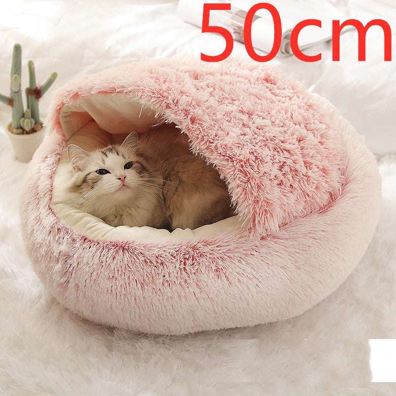 Cama Térmica 2 em 1 para Gatos - Aconchego e Conforto no Inverno