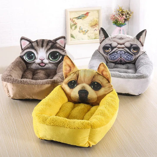 Casa para Pets em 3D - Aconchegante Refúgio para Cães e Gatos