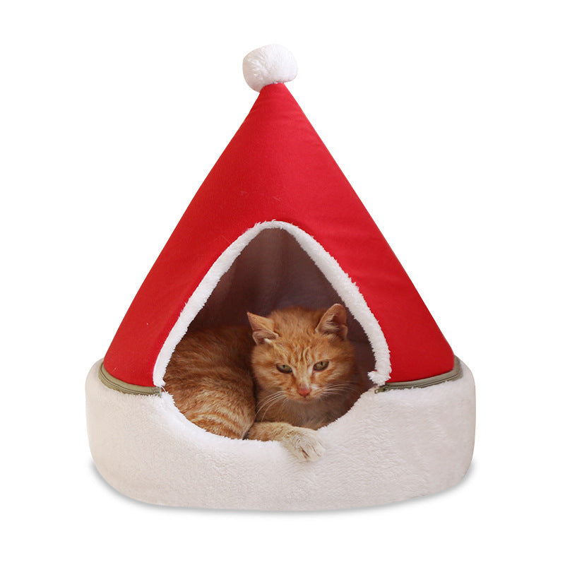 Caminha para Pets em Forma de Árvore de Natal - Conforto e Aquecimento no Inverno