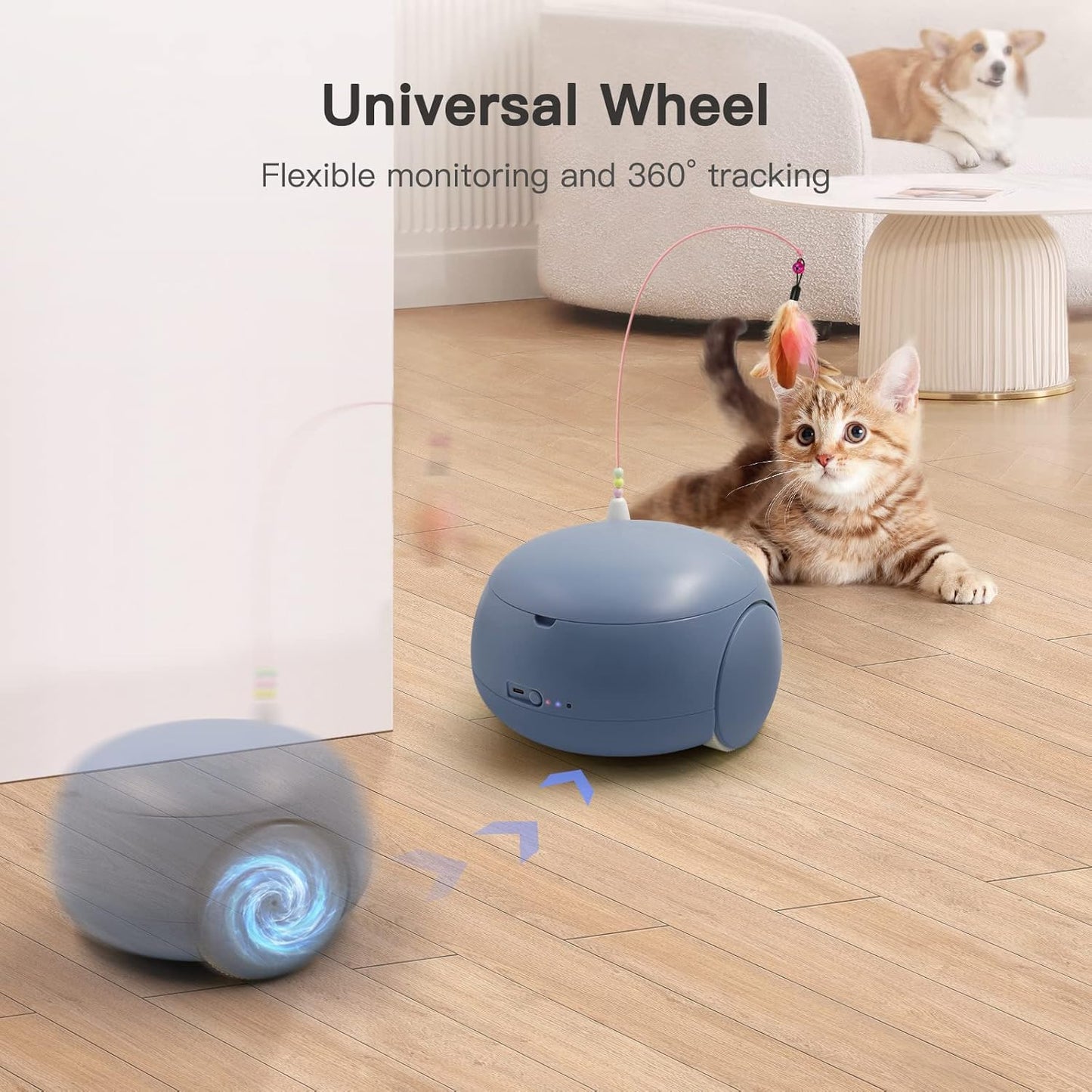 Dispensador Automático de Ração para Pets com Câmera HD 1080P e Controle Remoto