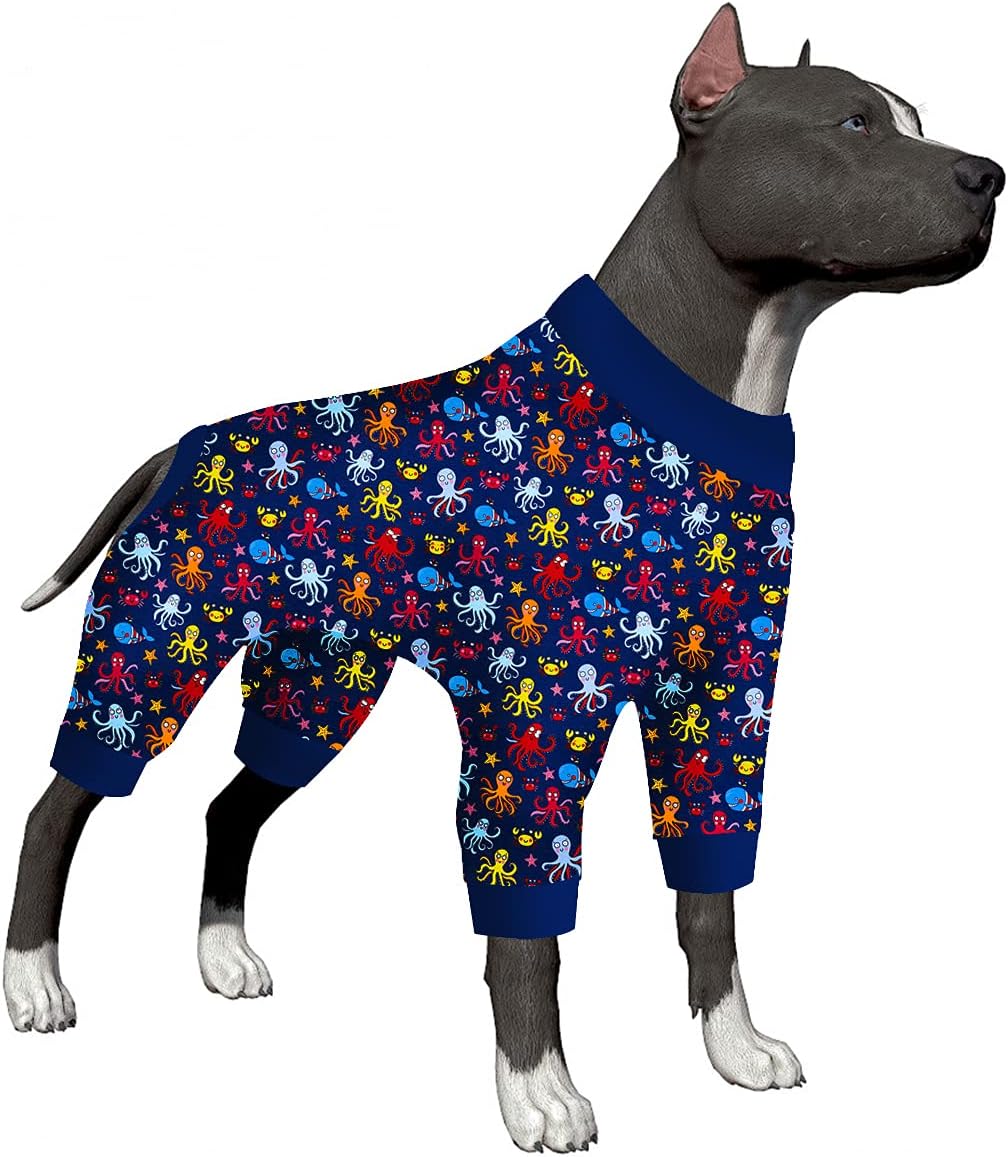 Traje de Recuperação para Cães Pitbull - Camiseta Calmante para Ansiedade, Pijama Leve XL para Festa, Camping e Casa