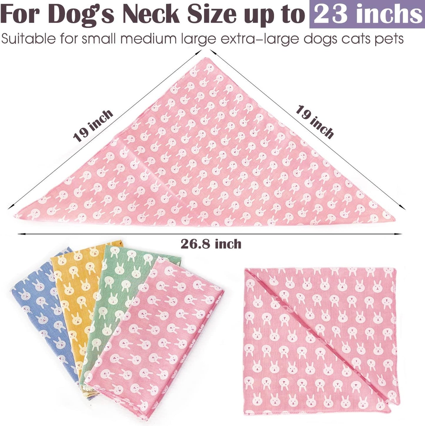 5 Bandanas de Algodão para Pets - Conforto e Estilo para Cães e Gatos