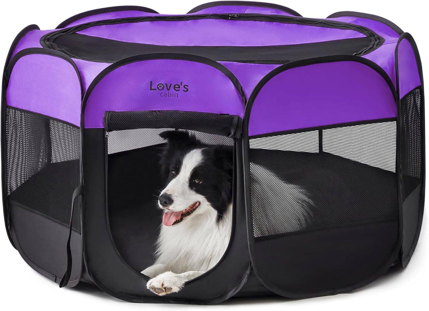 Corralito Portátil para Pets - Interno e Externo, Plegável com Funda de Transporte