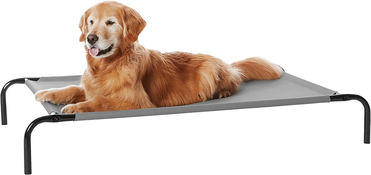 Cama Elevada Refrescante para Cães com Estrutura de Metal