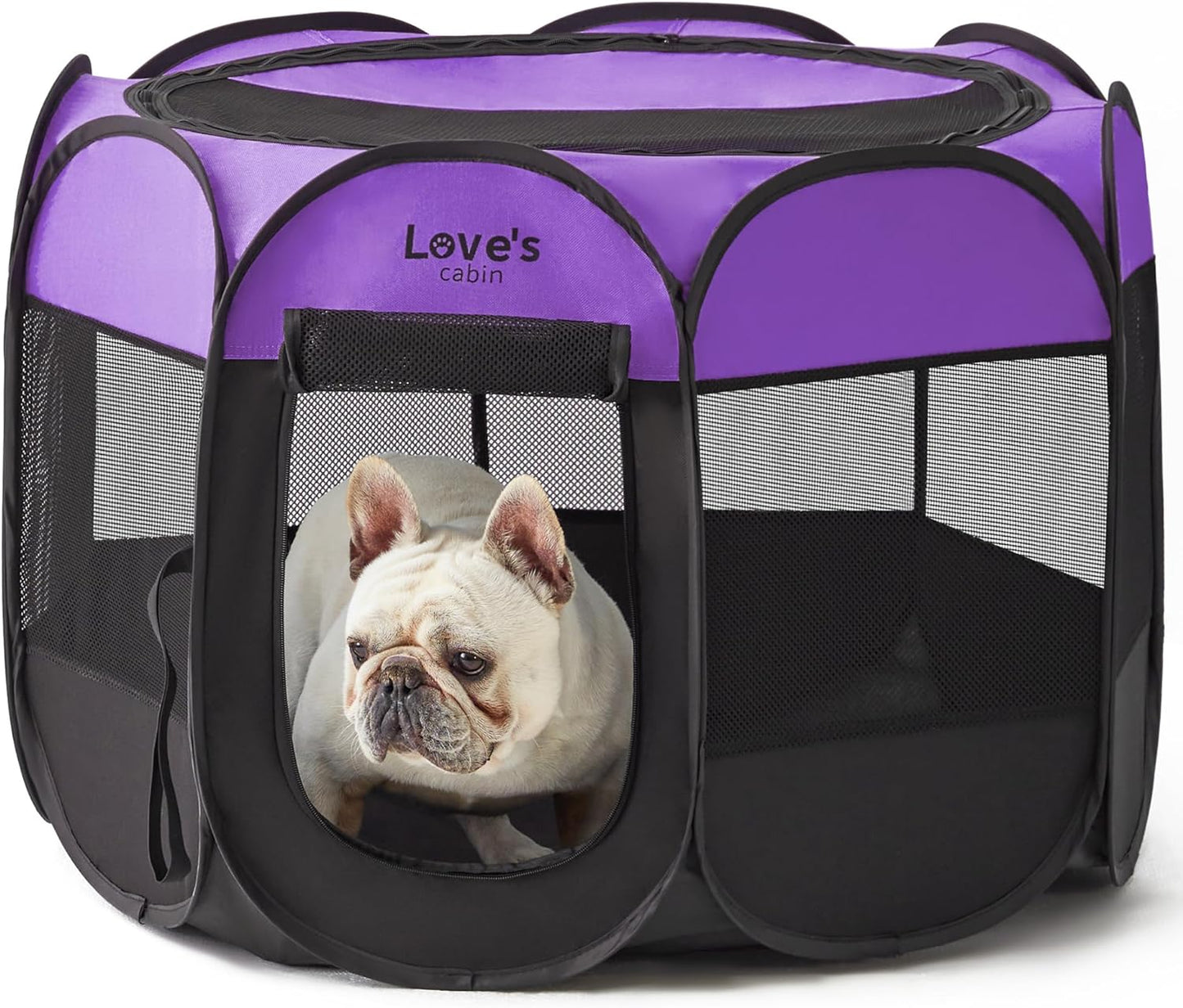 Corralito Portátil para Pets - Interno e Externo, Plegável com Funda de Transporte