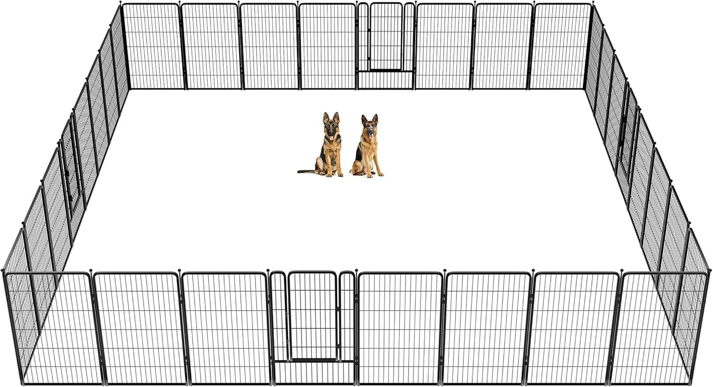 Corralito para Cães: Estrutura Portátil com 8 Painéis para Patio e Camping