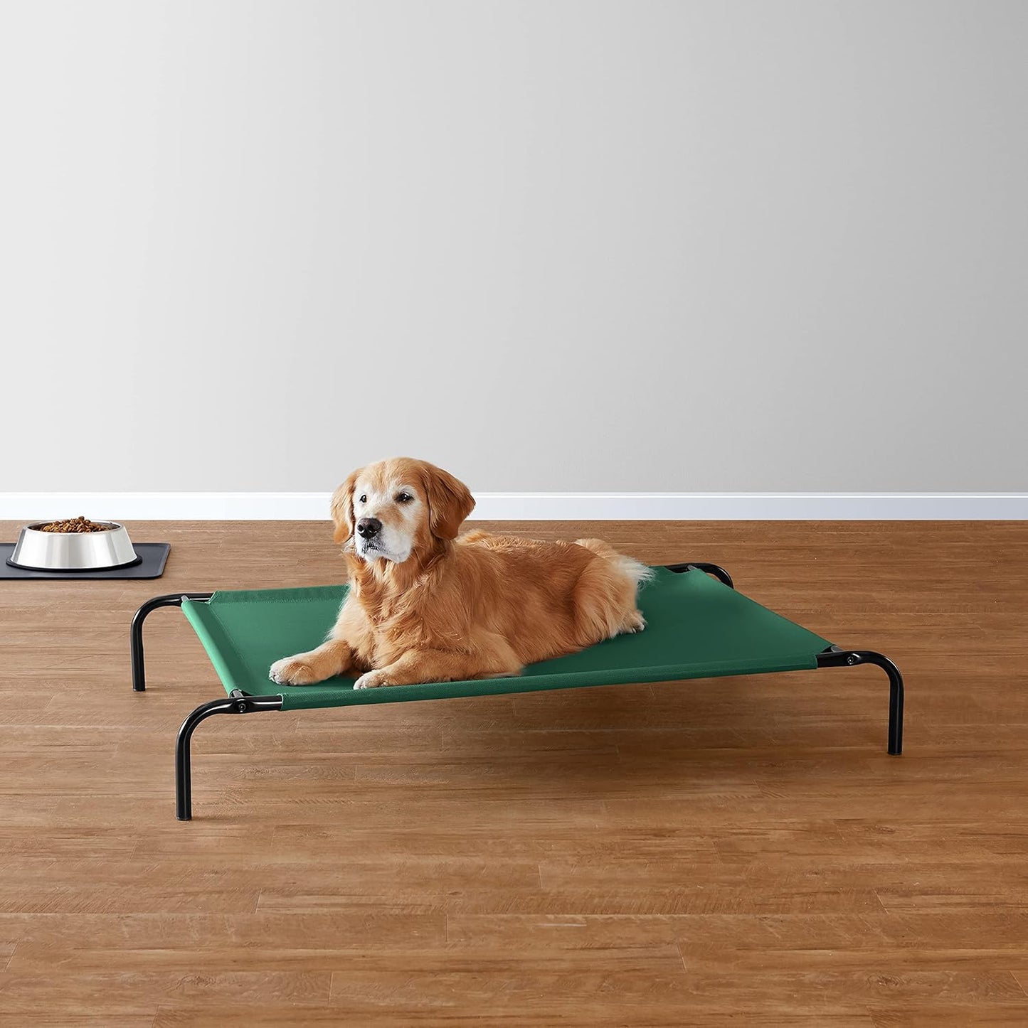 Cama Elevada Refrescante para Cães com Estrutura de Metal