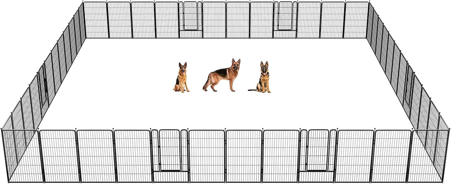 Corralito para Cães: Estrutura Portátil com 8 Painéis para Patio e Camping