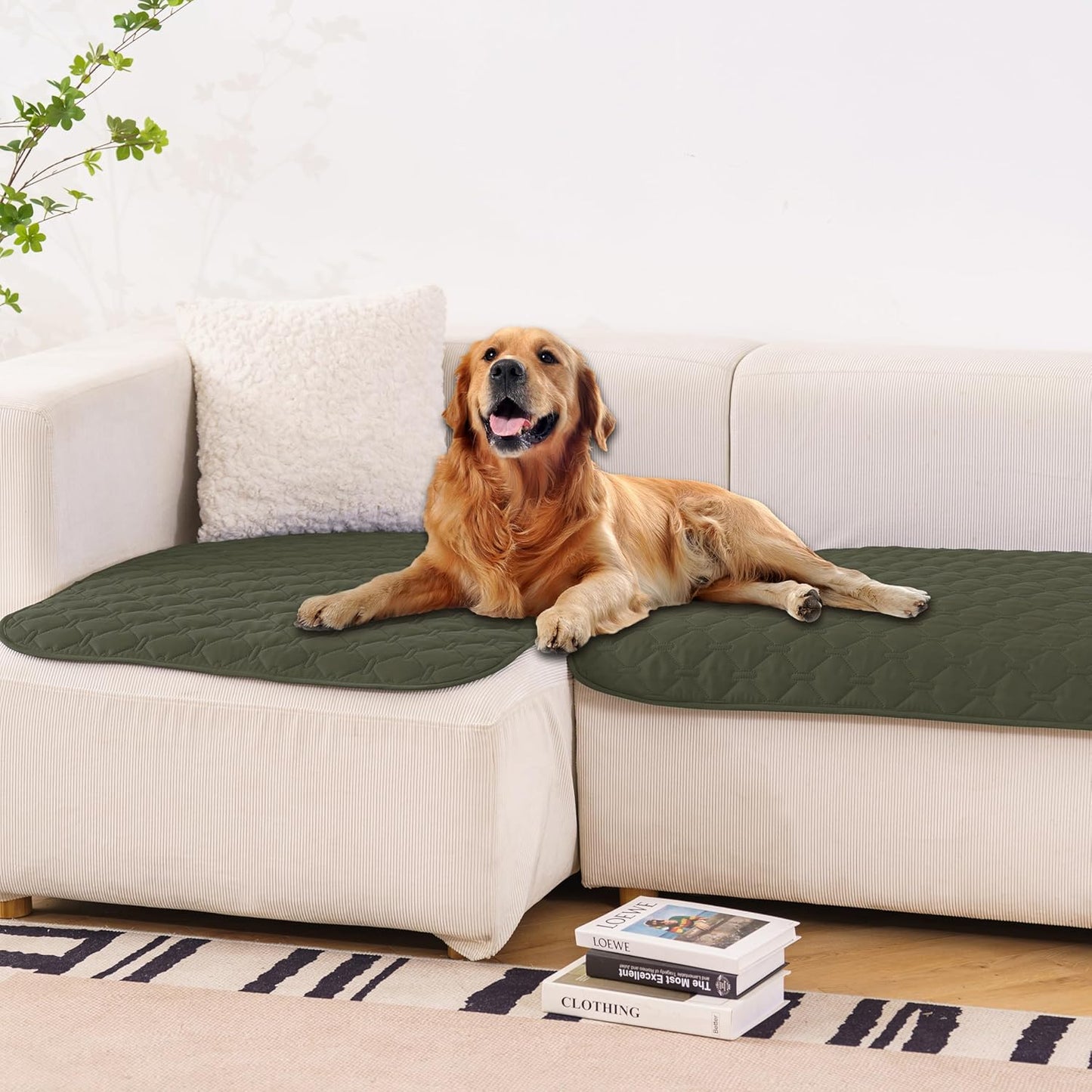 Funda Impermeável Reversível para Cama de Cães e Móveis – Proteção para Pets e Crianças