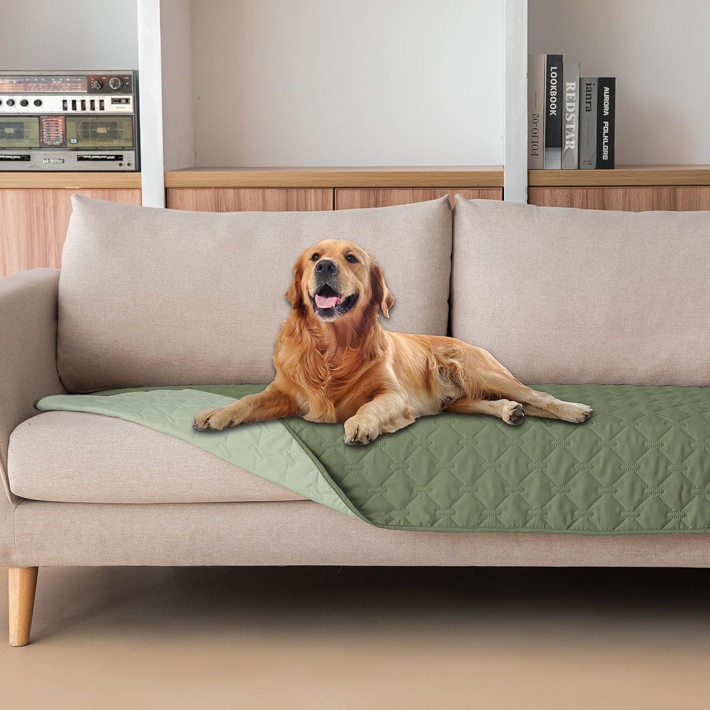 Funda Impermeável Reversível para Cama de Cães e Móveis – Proteção para Pets e Crianças