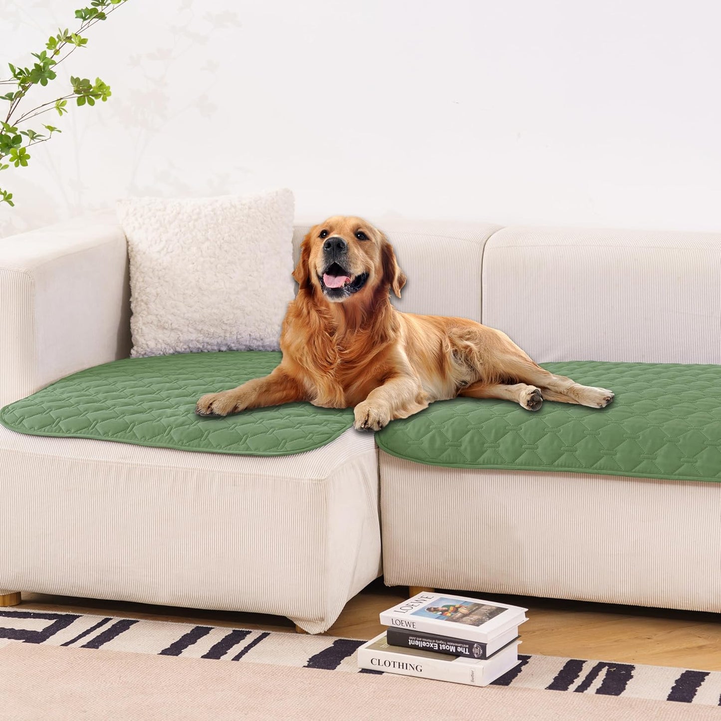 Funda Impermeável Reversível para Cama de Cães e Móveis – Proteção para Pets e Crianças