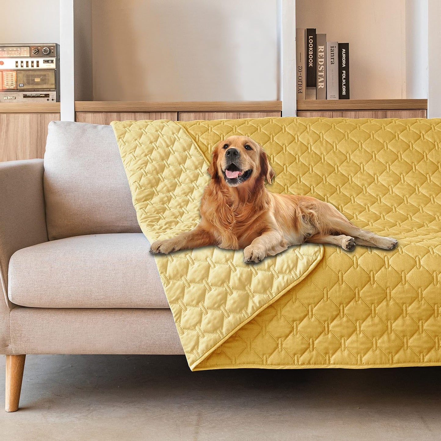 Funda Impermeável Reversível para Cama de Cães e Móveis – Proteção para Pets e Crianças