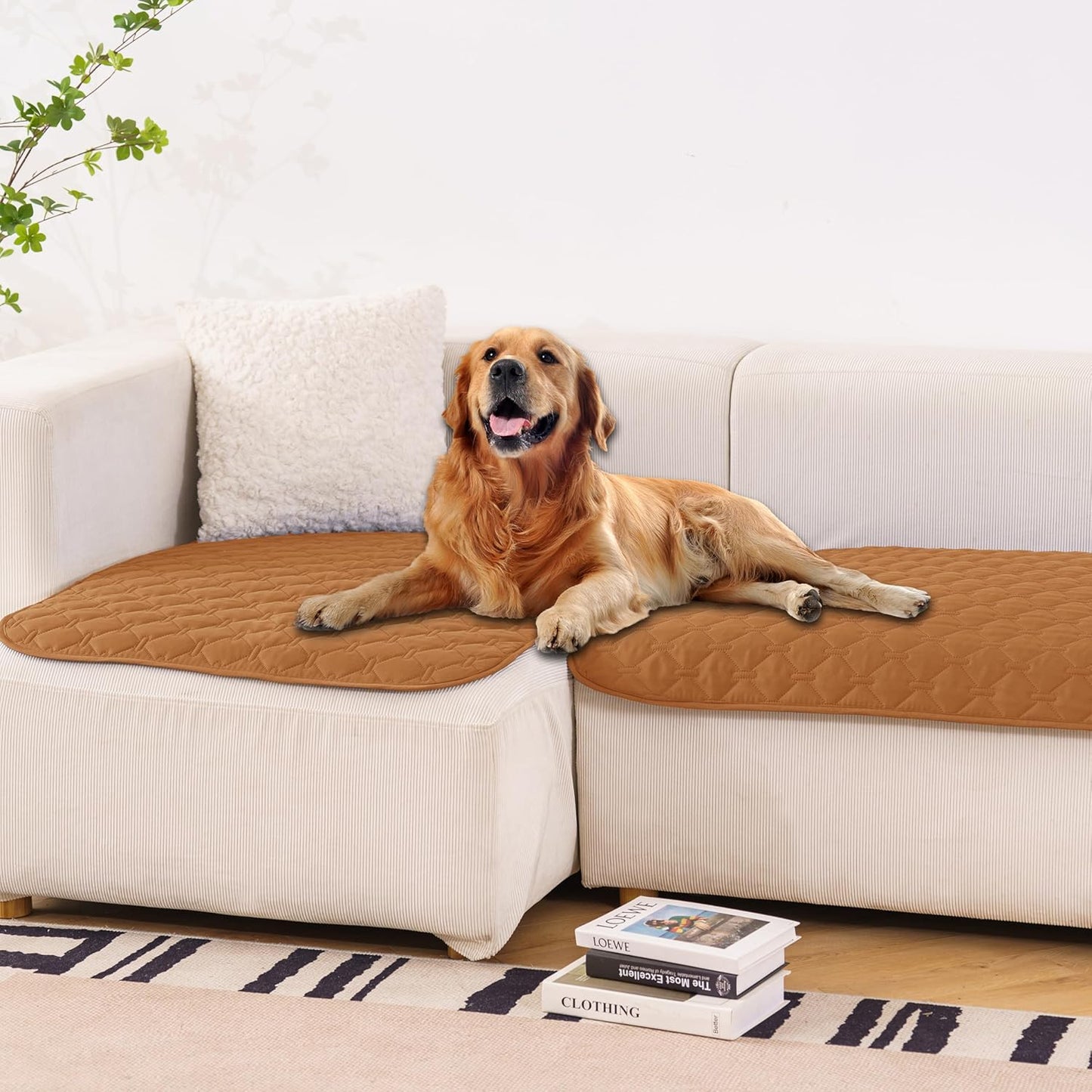 Funda Impermeável Reversível para Cama de Cães e Móveis – Proteção para Pets e Crianças