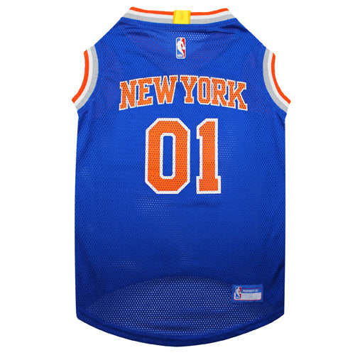 Camisa de Malha para Cães e Gatos - Basquete NY Knicks