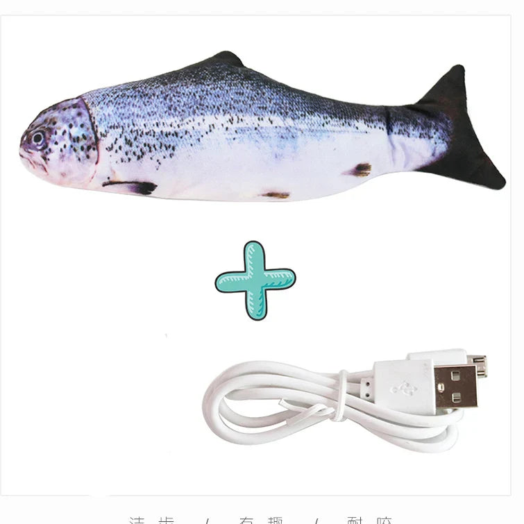 Brinquedo Elétrico para Gatos - Peixe Flutuante Interativo