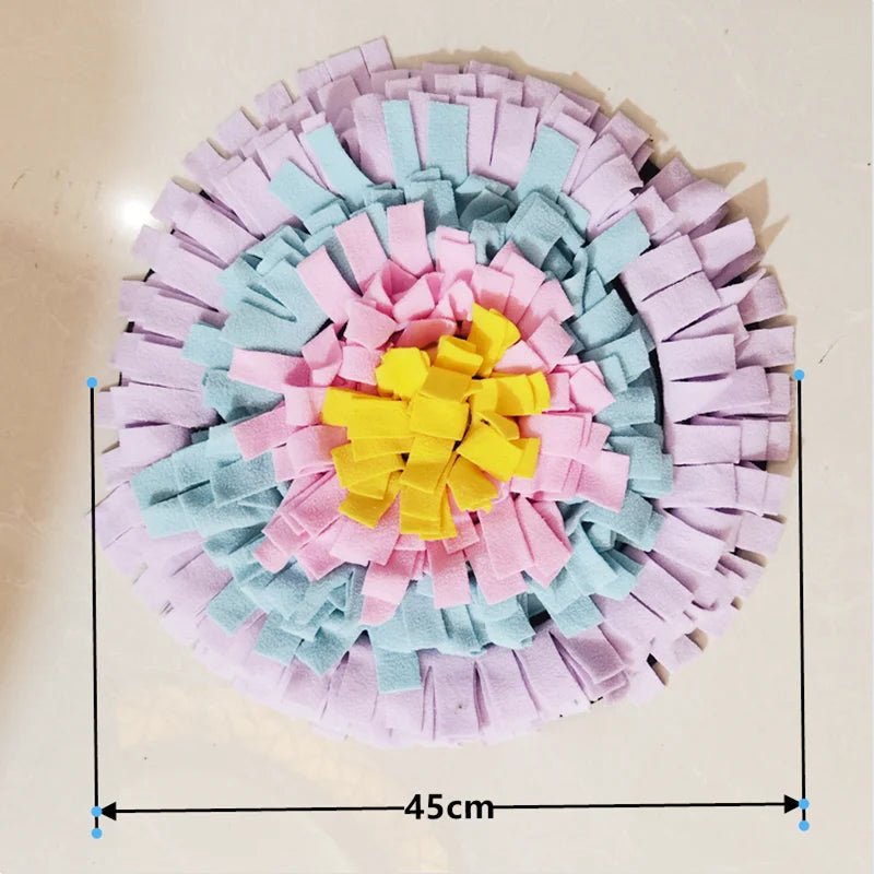 Tapete de Farejar para Pets - Treinamento e Alimentação Lenta para Cães e Gatos