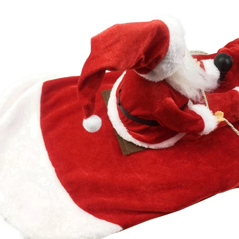 Roupa Natalina para Cães: Casaco de Papai Noel para Pets