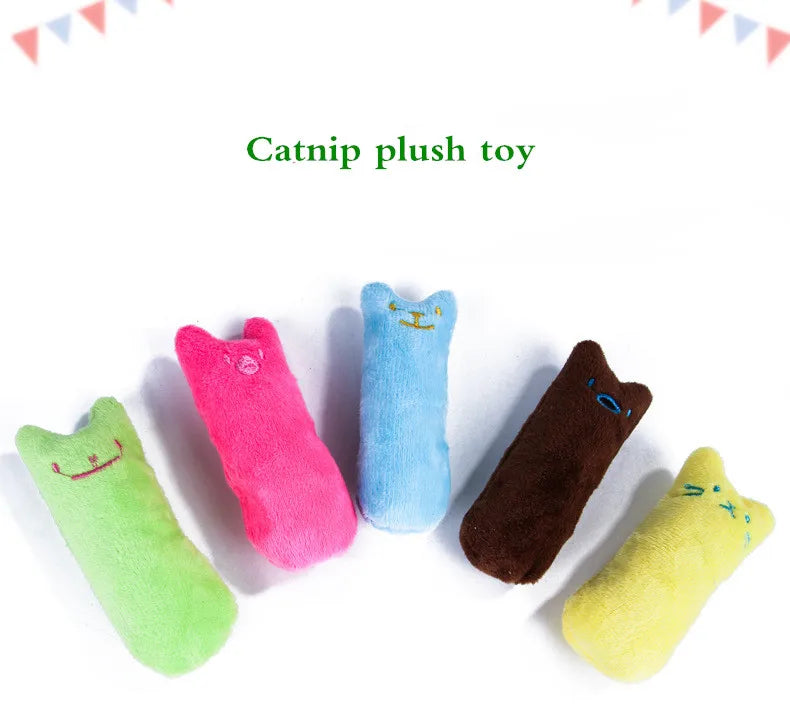 Brinquedo Interativo de Catnip para Gatos - Pelúcia Engraçada para Mordida e Brincadeiras