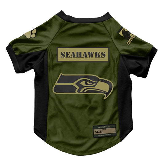 Jersey para Pet Esticável Seattle Seahawks – Conforto e Estilo para Seu Animal