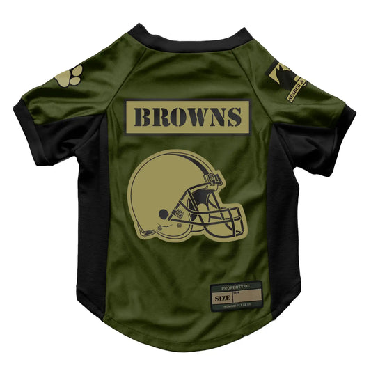 Camiseta Ajustável para Pets - Estilo e Conforto para Torcedores dos Cleveland Browns