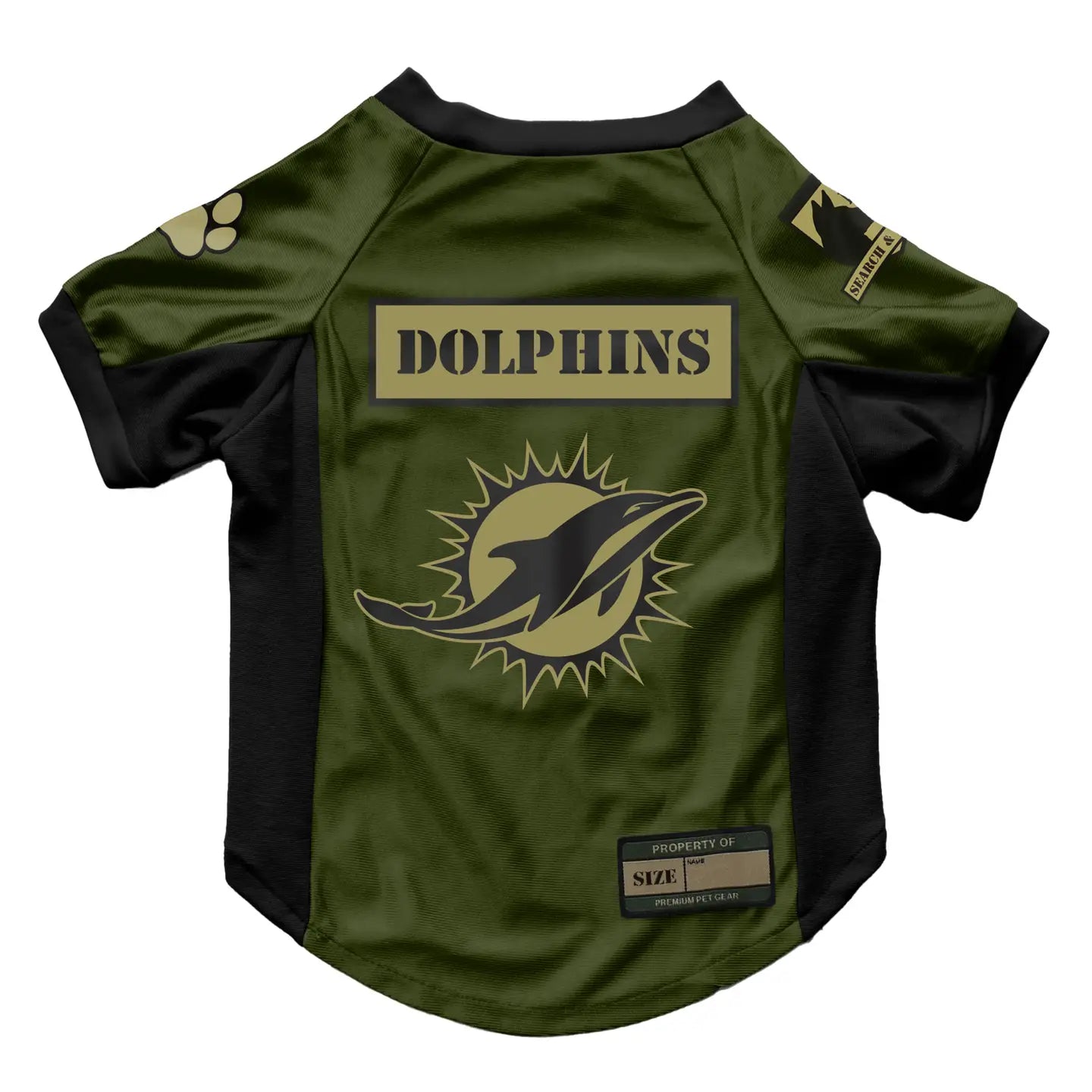 Jersey Ajustável para Pet - Estilo Miami Dolphins