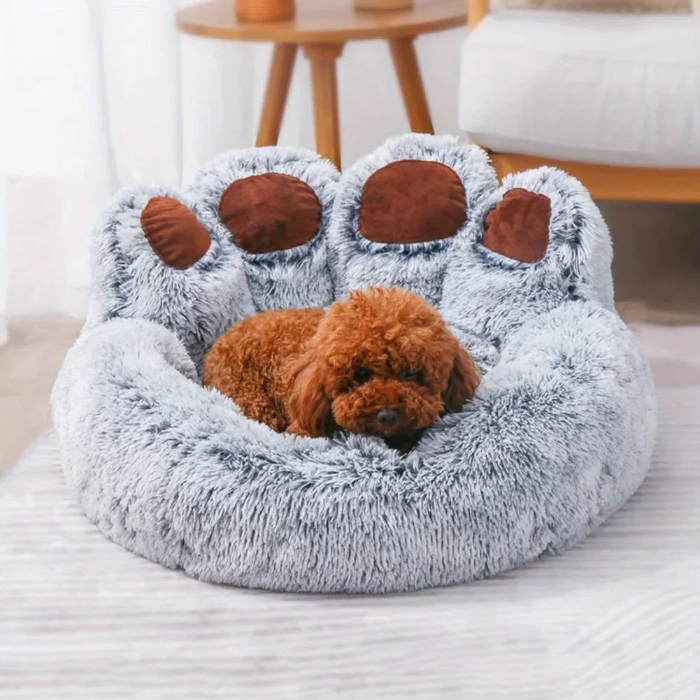 Confortável Cama em Forma de Patinha de Urso