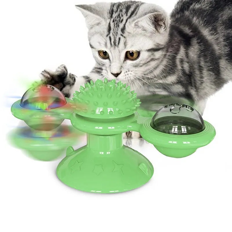 Brinquedo Interativo para Gatos em Forma de Catavento