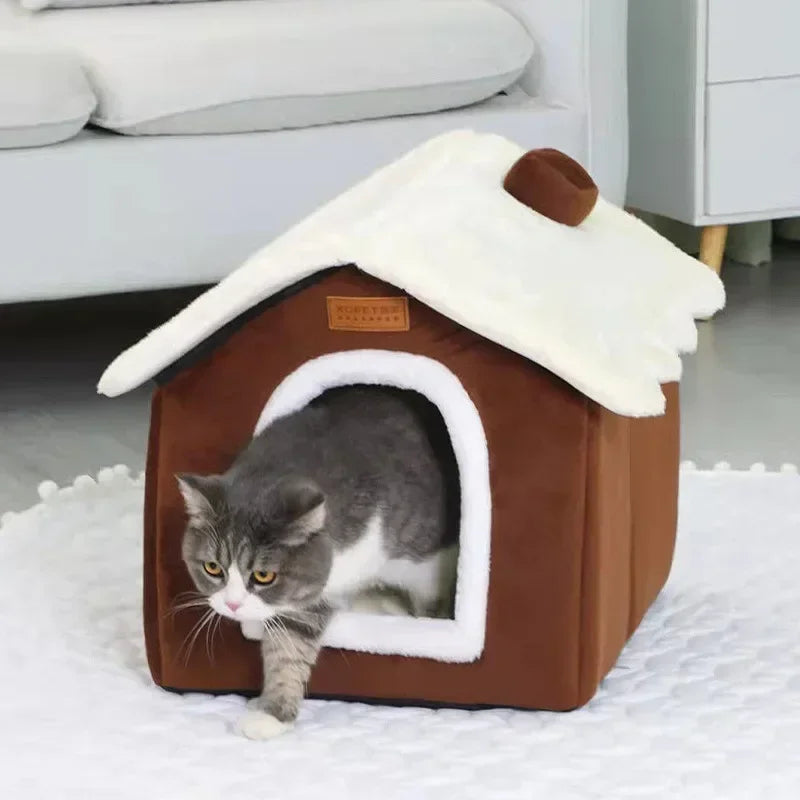 Casinha Dobrável Aquecida para Cães e Gatos - Conforto e Praticidade para Pets