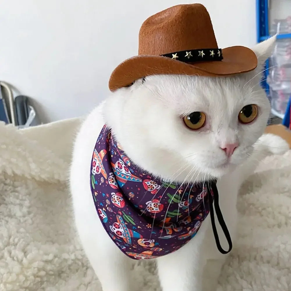 Chapéu de Cowboy para Pets - Estilo e Proteção