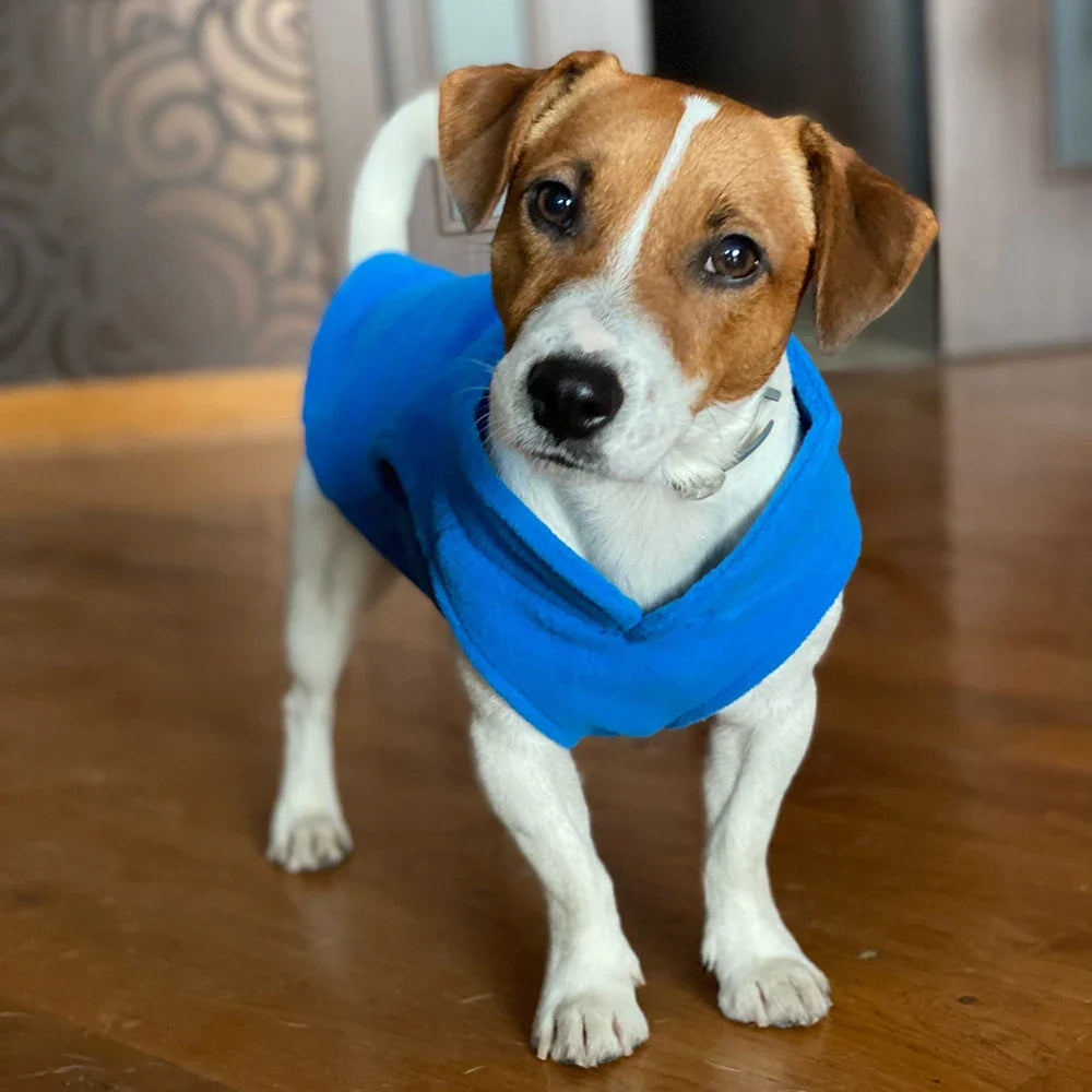 Roupa Quente para Cães - Casaco de Fleece para Filhotes e Cães Pequenos