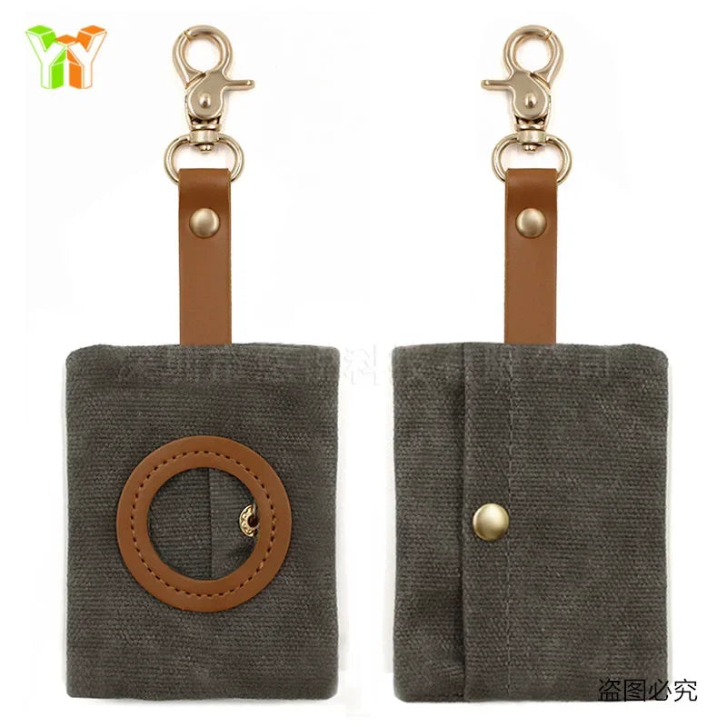 Suporte Portátil para Sacos de Cocô de Cachorro - Ajustável e Prático